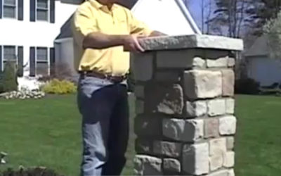 Installing Nu-Wood Masonry Columns is about as easy as it gets